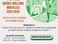 Nouveau webinaire – Partages Québec-Wallonie-Bruxelles